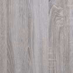 vidaXL Record Cabinet Sideboard Vinyl Storage Cabinet Display Engineered Wood - grey sonoma - Additional view 6
