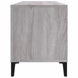 vidaXL Record Cabinet Record Player Stand Sideboard Multi Colours Engineered Wood - grey sonoma - Additional view 5