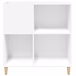 vidaXL Record Cabinet Record Player Stand Sideboard Engineered Wood - white - Additional view 4
