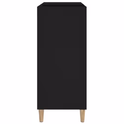 vidaXL Record Cabinet Record Player Stand Sideboard Engineered Wood - black - Additional view 5