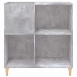 vidaXL Record Cabinet Record Player Stand Sideboard Engineered Wood - concrete grey - Additional view 4