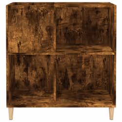 vidaXL Record Cabinet Record Player Stand Sideboard Engineered Wood - smoked oak - Additional view 4