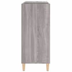 vidaXL Record Cabinet Record Player Stand Sideboard Engineered Wood - grey sonoma - Additional view 5