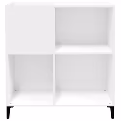 vidaXL Record Cabinet Sideboard Side Cabinet Engineered Wood - white - Additional view 4