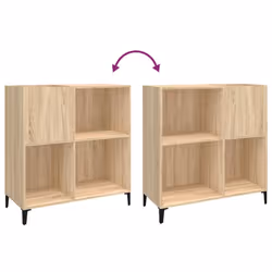 vidaXL Record Cabinet Sideboard Side Cabinet Engineered Wood - sonoma oak - Additional view 6