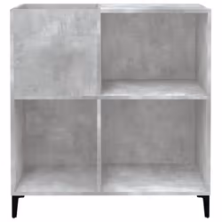 vidaXL Record Cabinet Sideboard Side Cabinet Engineered Wood - concrete grey - Additional view 4