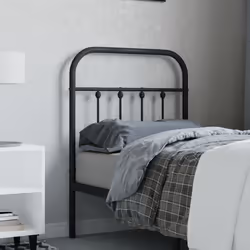 VidaXL 352604 headboard/footboard Black