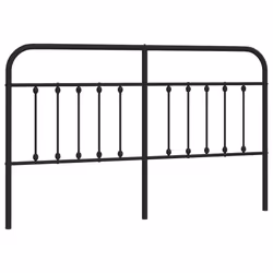 VidaXL 352614, Black, Steel, 180 cm, 1870 mm, 100 cm, 30 mm