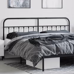 VidaXL 352616 headboard/footboard Black