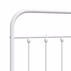 vidaXL Metal Headboard Bed Header Bed Headboard Black Headboard Black 75 cm - white, 193 cm - Additional view 5