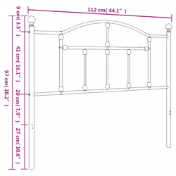 VidaXL 353469 headboard/footboard Black - Additional view 5
