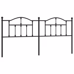 VidaXL 353476, Black, Steel, 193 cm, 1980 mm, 97 cm, 30 mm