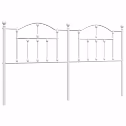 VidaXL 353524, White, Steel, 180 cm, 1870 mm, 97 cm, 30 mm