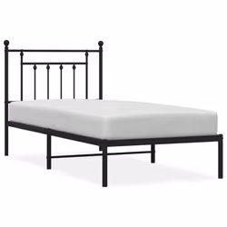 VidaXL 353528, Black, 850 mm, 2.07 m, 970 mm, 800 x 2000 mm, 26 cm