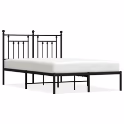 VidaXL 353535, Black, 125 cm, 2.07 m, 97 cm, 1200 x 2000 mm, 26 cm