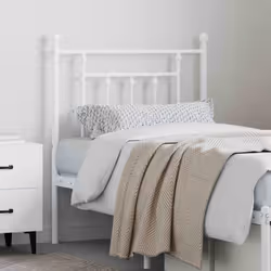 vidaXL Metal Headboard Bed Header Bed Headboard Black Headboard Black 80 cm - white, 75 cm