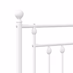 vidaXL Metal Headboard Bed Header Bed Headboard Black Headboard Black 80 cm - white, 80 cm - Additional view 5