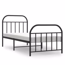 VidaXL 353645, Black, 95 cm, 196 cm, 100 cm, 900 x 1900 mm, 26 cm