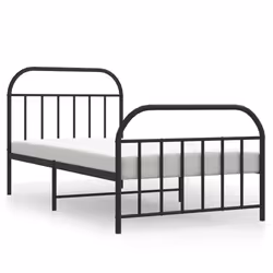 VidaXL 353647, Black, 1050 mm, 196 cm, 1000 mm, 1000 x 1900 mm, 26 cm