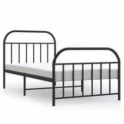 VidaXL 353649, Black, 1120 mm, 2.07 m, 1000 mm, 1070 x 2030 mm, 26 cm