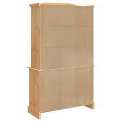 vidaXL Highboard Sideboard Cupboard Side Cabinet Brown Solid Wood Me Pine Corona - Additional view 5
