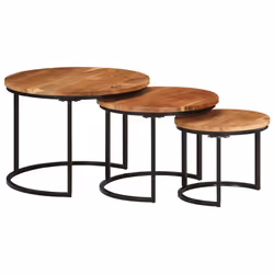 VidaXL 353900, Black, 550 x 550 x 400 mm, 450 x 350 x 350 mm, 350 x 350 x 290 mm, 3 pc(s)
