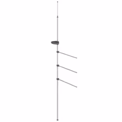 vidaXL Towel Rail 3-Arm Folding Towel Holder Swivel Wall Towel Rack Aluminium