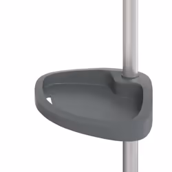 vidaXL Towel Rail 3-Arm Folding Towel Holder Swivel Wall Towel Rack Aluminium - Additional view 5