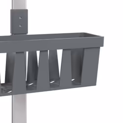 vidaXL Shower Hanger Shelf Hanging Shower Caddy 3-Tier Shower Shelf Aluminium - Additional view 5