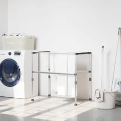 vidaXL Laundry Dryer Airer Clothes Drying Rack Laundry Drying Stand Aluminium