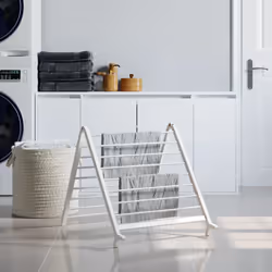 vidaXL Drying Rack Bathtub Extendable Over Bath Airer Clothes Dryer Aluminium