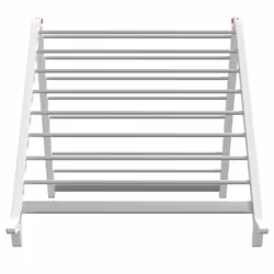 vidaXL Drying Rack Bathtub Extendable Over Bath Airer Clothes Dryer Aluminium