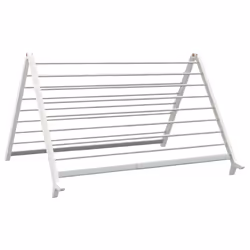 vidaXL Drying Rack Bathtub Extendable Over Bath Airer Clothes Dryer Aluminium - Additional view 4