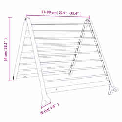 vidaXL Drying Rack Bathtub Extendable Over Bath Airer Clothes Dryer Aluminium - Additional view 7