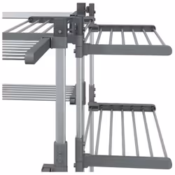 vidaXL Laundry Drying Rack Airer Clothes Drying Rack Clothes Hanger Aluminium - Additional view 6