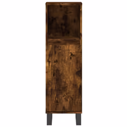 vidaXL Bathroom Cabinet Set Storage Cabinet 3 Piece Smoked Oak Engineered Wood - Additional view 7