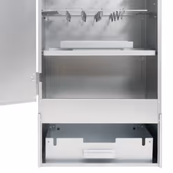 vidaXL BBQ Oven Smoker Barbeque Grill BBQ Smoker Smokehouse Galvanised Steel - without window, 44.5 x 29 x 110 cm 1 piece - Additional view 8