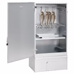 vidaXL BBQ Oven Smoker Barbeque Grill BBQ Smoker Smokehouse Galvanised Steel - without window, 44.5 x 29 x 83 cm 1 piece - Additional view 2