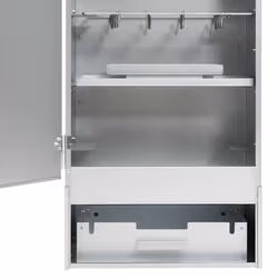 vidaXL BBQ Oven Smoker Barbeque Grill BBQ Smoker Smokehouse Galvanised Steel - without window, 44.5 x 29 x 83 cm 1 piece - Additional view 8