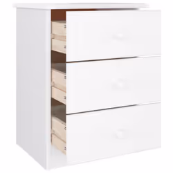 VidaXL 353918 nightstand/bedside table White - Additional view 4