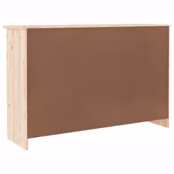 vidaXL Chest of Drawers Wooden Storage Cabinet Sideboard ALTA Solid Wood Pine - brown - Additional view 5