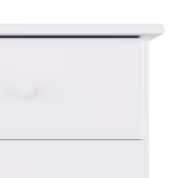 vidaXL Chest of Drawers Wooden Storage Cabinet Sideboard ALTA Solid Wood Pine - white - Additional view 6
