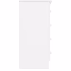 vidaXL Chest of Drawers Wooden Storage Cabinet Sideboard ALTA Solid Wood Pine - white - Additional view 4