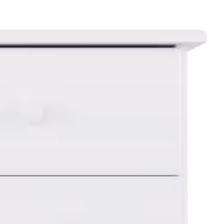 vidaXL Chest of Drawers Wooden Storage Cabinet Sideboard ALTA Solid Wood Pine - white - Additional view 6