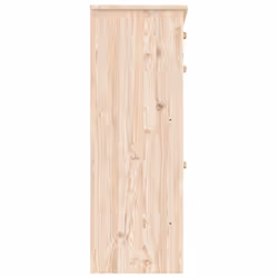 vidaXL Shoe Cabinet Shoe Storage Unit Cupboard Shoe Rack ALTA Solid Wood Pine - brown - Additional view 4