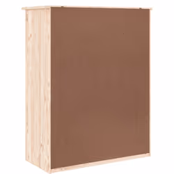 vidaXL Shoe Cabinet Shoe Storage Unit Cupboard Shoe Rack ALTA Solid Wood Pine - brown - Additional view 5