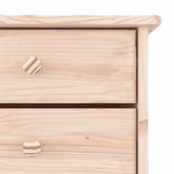 vidaXL Shoe Cabinet Shoe Storage Unit Cupboard Shoe Rack ALTA Solid Wood Pine - brown - Additional view 6