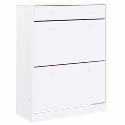 vidaXL Shoe Cabinet Shoe Storage Unit Cupboard Shoe Rack ALTA Solid Wood Pine - white