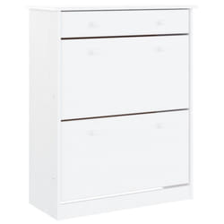 vidaXL Shoe Cabinet Shoe Storage Unit Cupboard Shoe Rack ALTA Solid Wood Pine - white