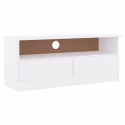 VidaXL 353934, White, Wood, Wood, 1000 mm, 350 mm, 410 mm